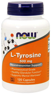 Ltyrosine 500 MG 120 Capsules NOW FOODS